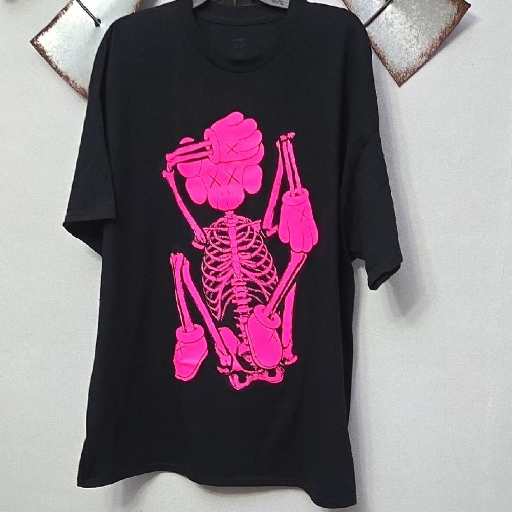 KAWS Black Graphic T-Shirt